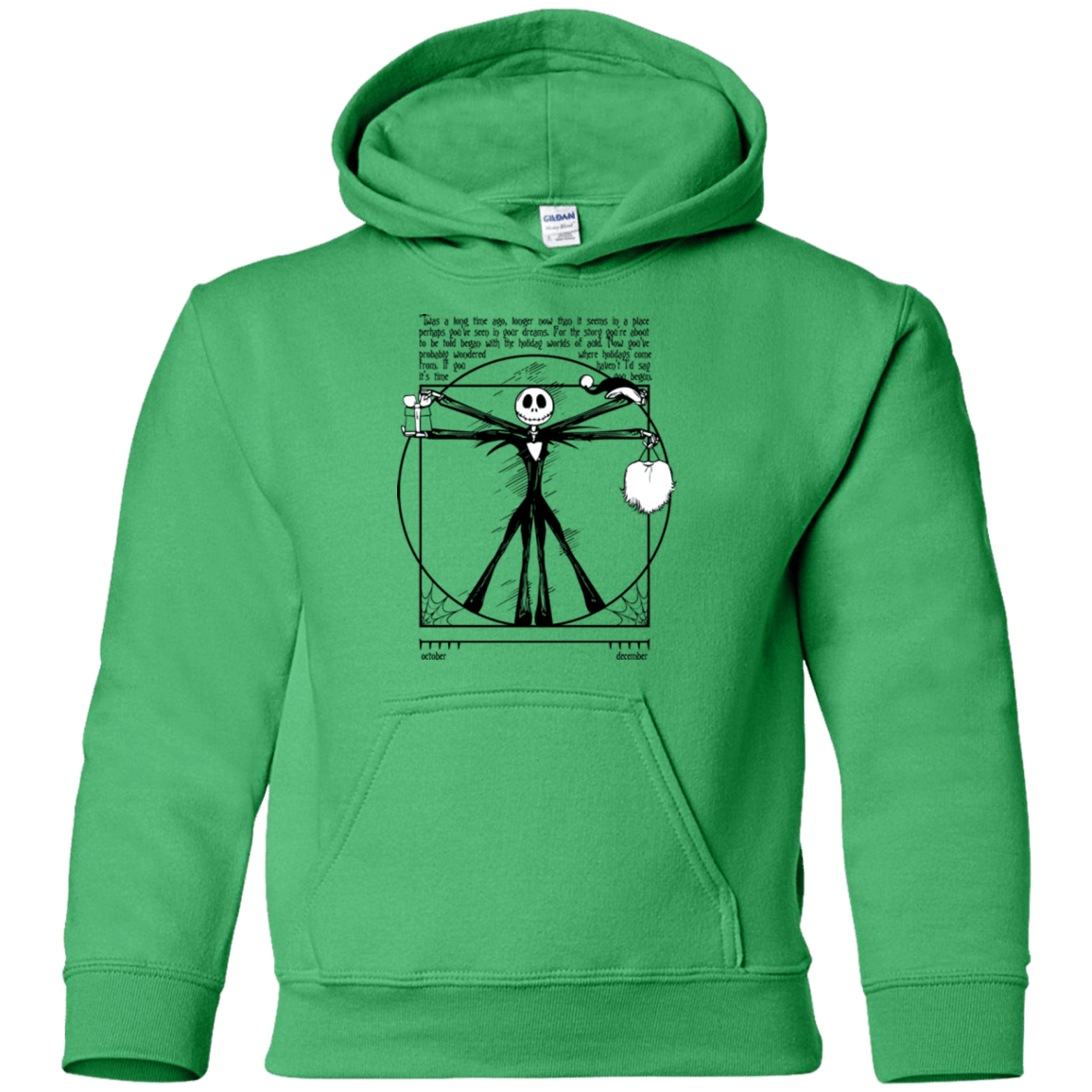 Sweatshirts Irish Green / YS Burtruvian Man Youth Hoodie