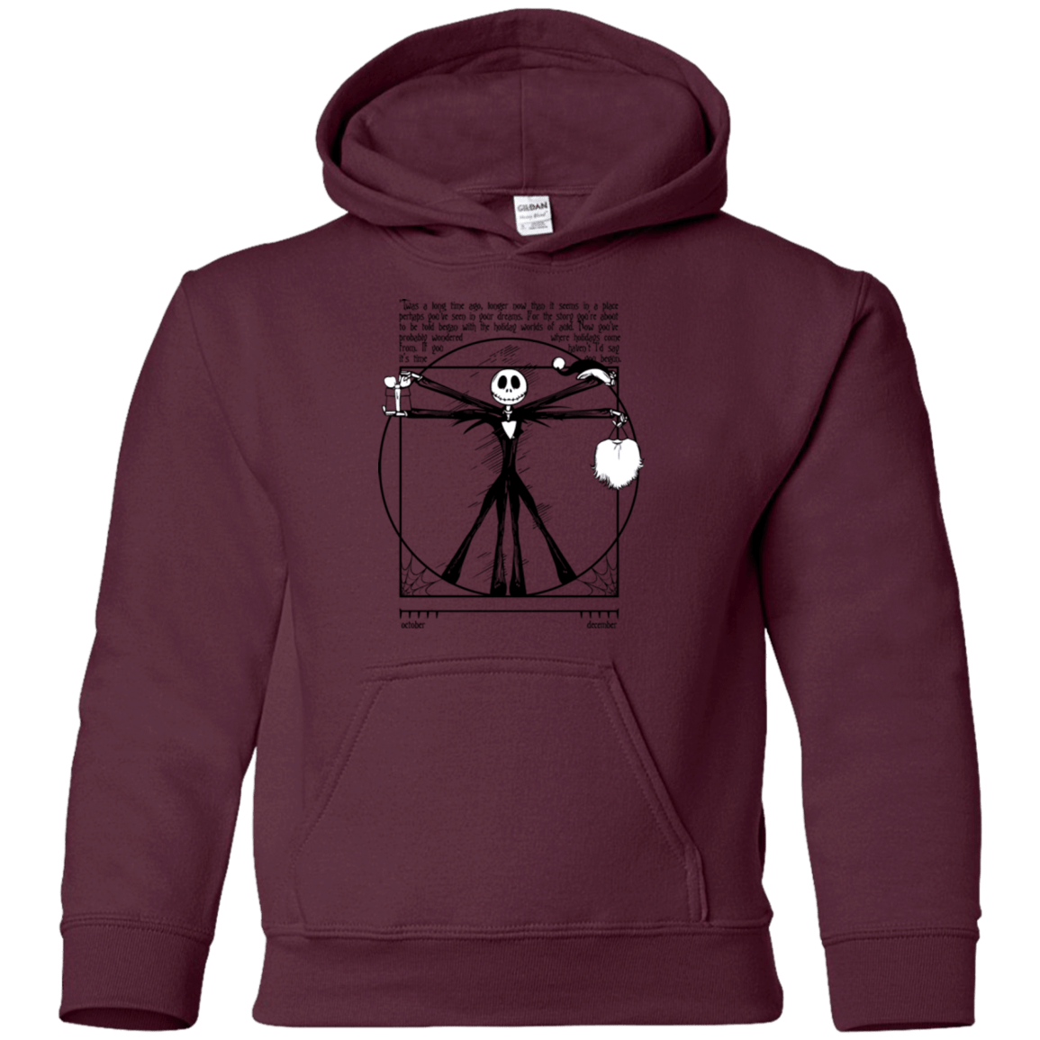 Sweatshirts Maroon / YS Burtruvian Man Youth Hoodie
