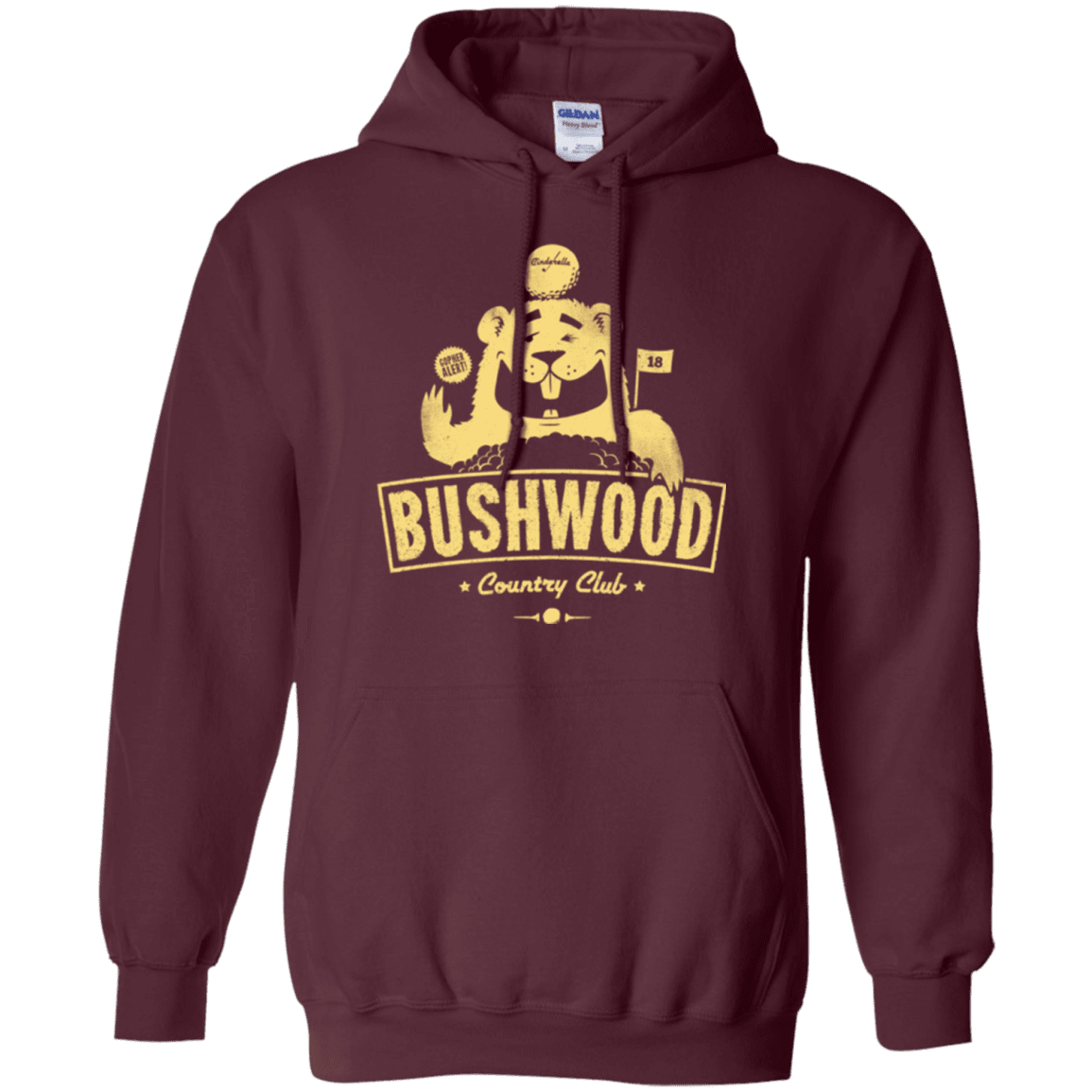 Sweatshirts Maroon / Small Bushwood Pullover Hoodie