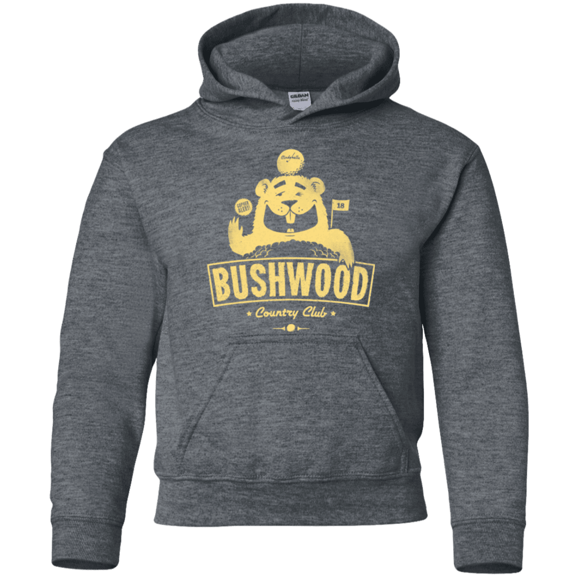 Sweatshirts Dark Heather / YS Bushwood Youth Hoodie