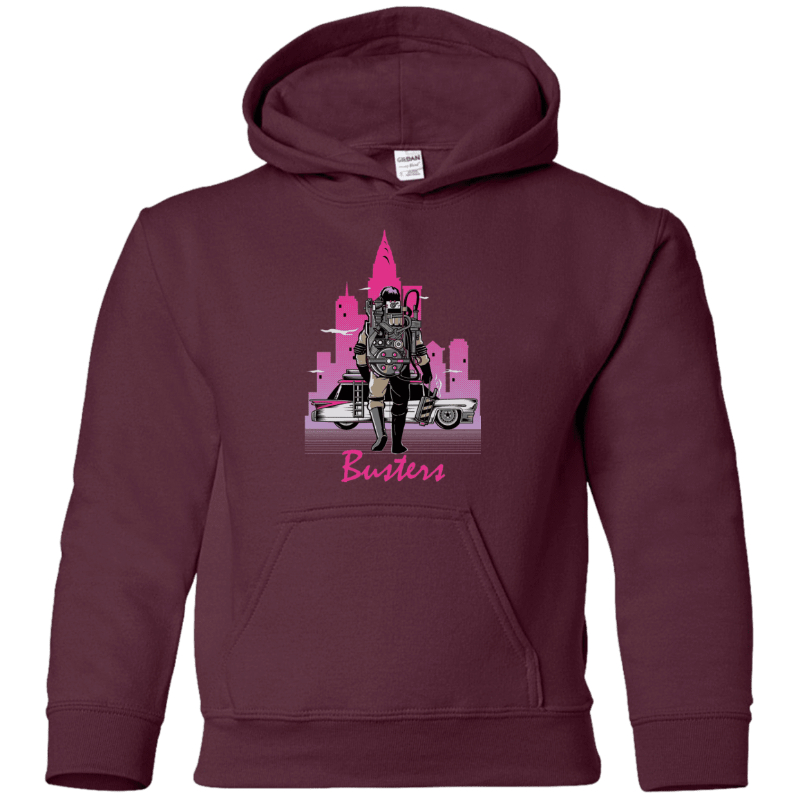 Sweatshirts Maroon / YS BUSTERS DRIVE Youth Hoodie