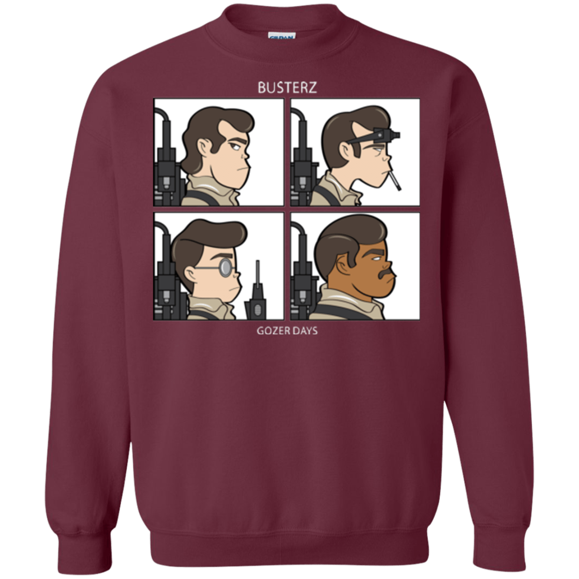 Sweatshirts Maroon / Small Busterz Crewneck Sweatshirt