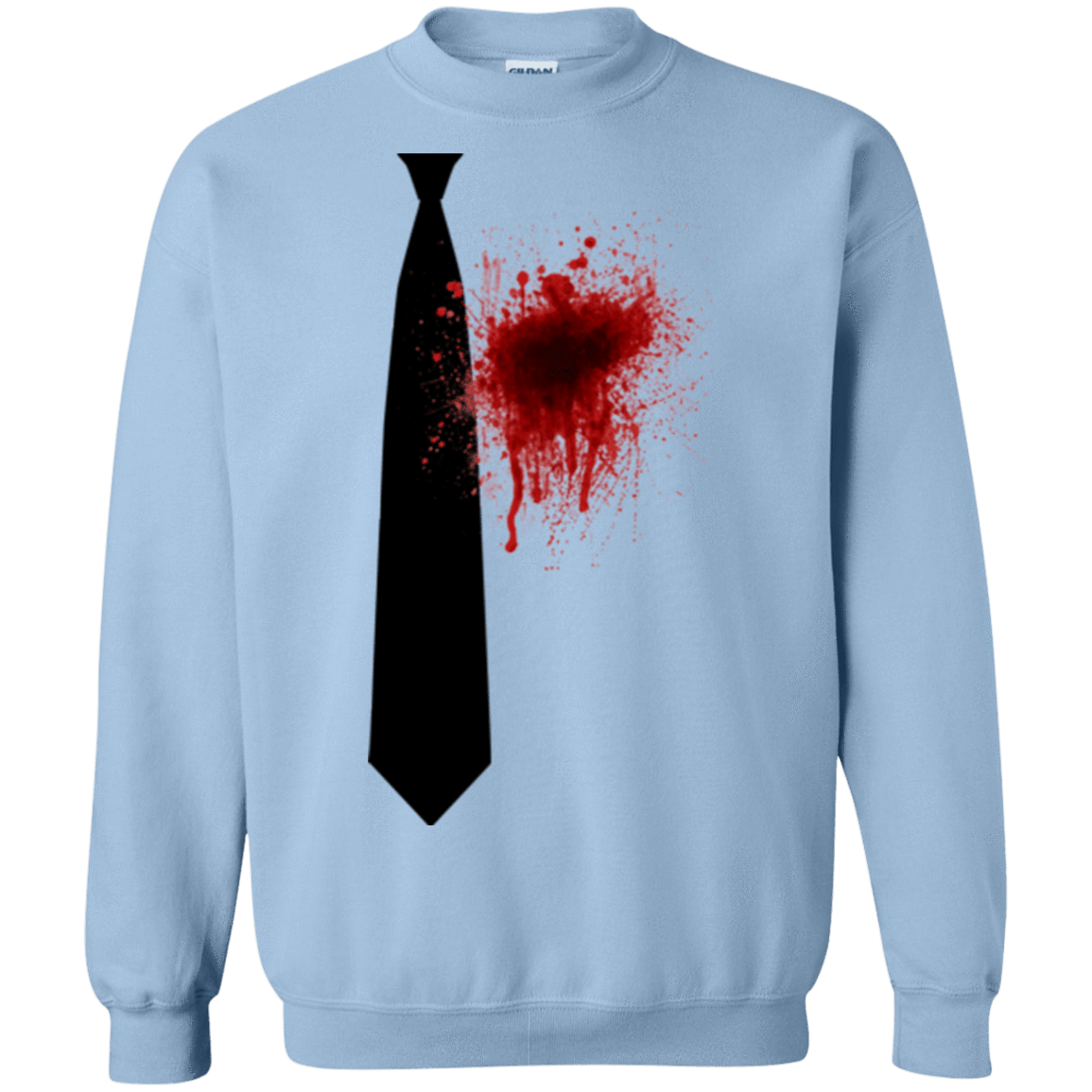 Sweatshirts Light Blue / Small Butcher tie Crewneck Sweatshirt