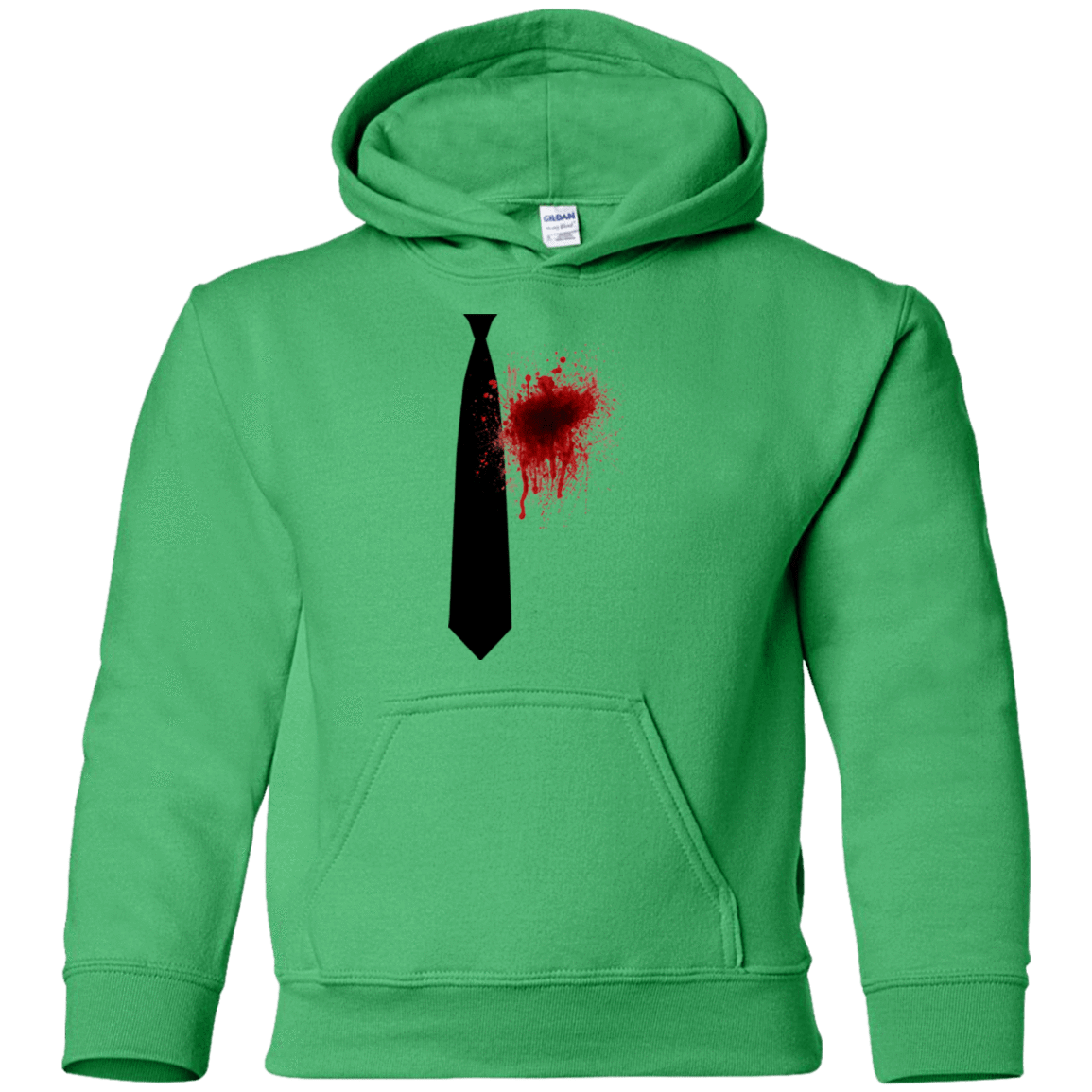 Sweatshirts Irish Green / YS Butcher tie Youth Hoodie