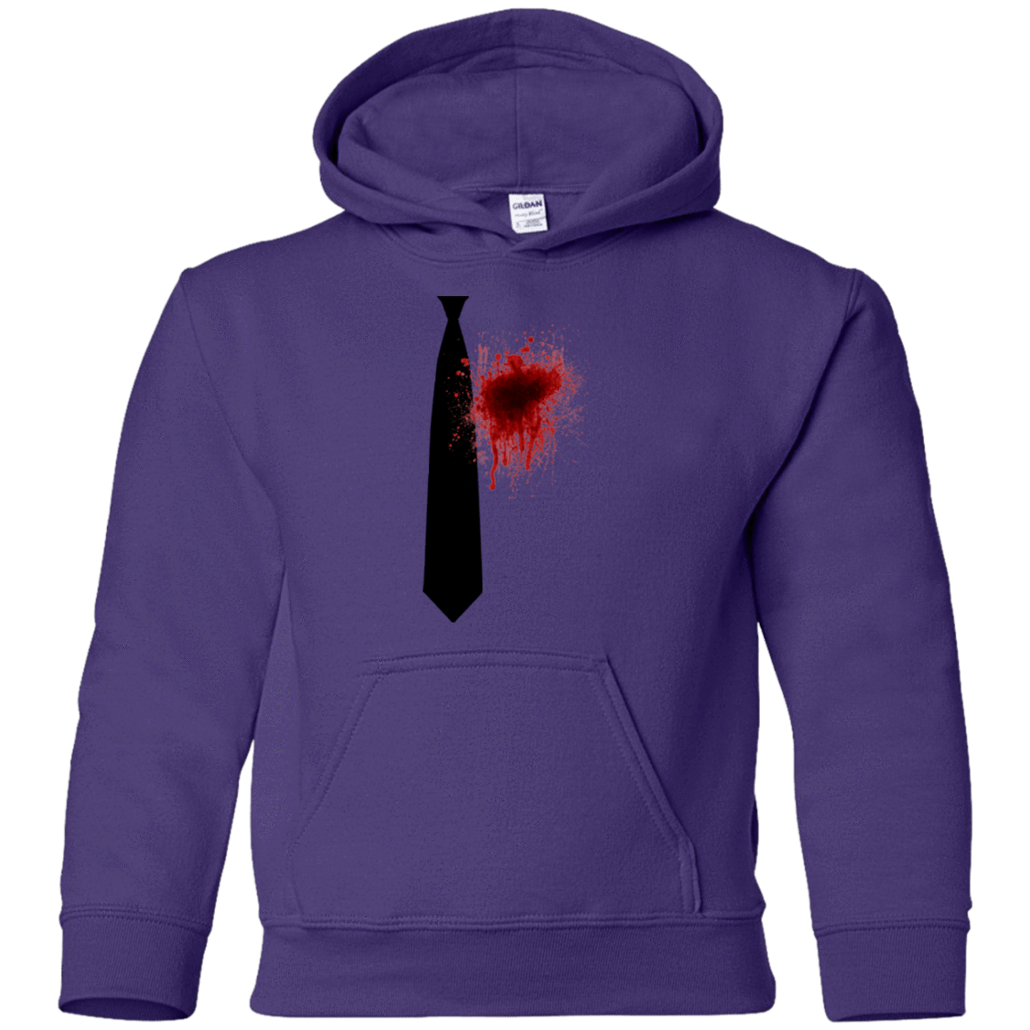 Sweatshirts Purple / YS Butcher tie Youth Hoodie