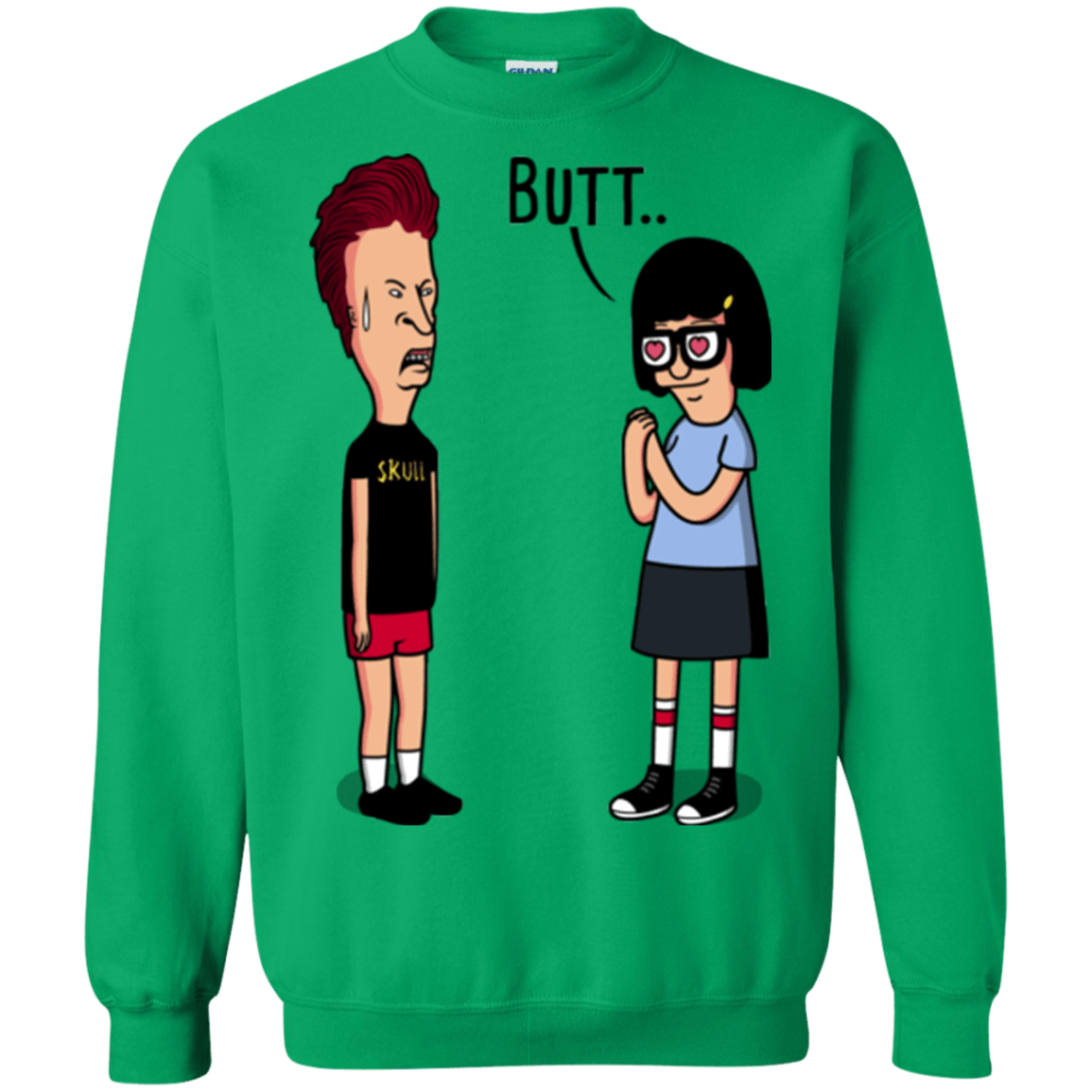 Sweatshirts Irish Green / S butt.. Crewneck Sweatshirt