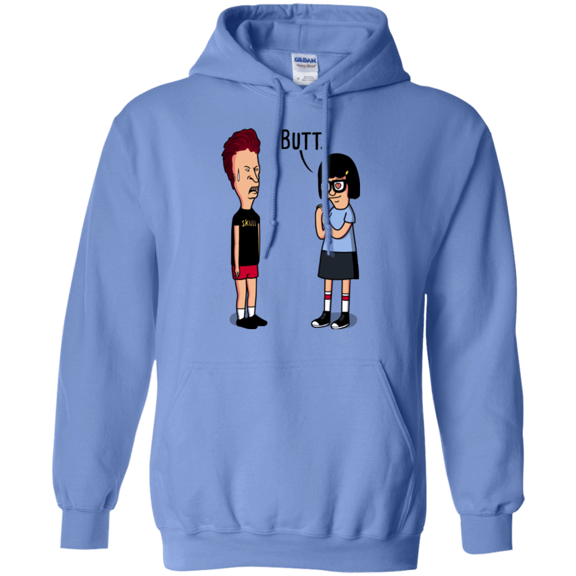 Sweatshirts Carolina Blue / S butt.. Pullover Hoodie