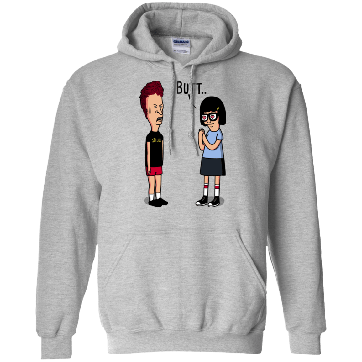 Sweatshirts Sport Grey / S butt.. Pullover Hoodie