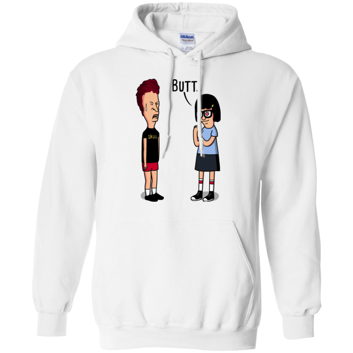 Sweatshirts White / S butt.. Pullover Hoodie