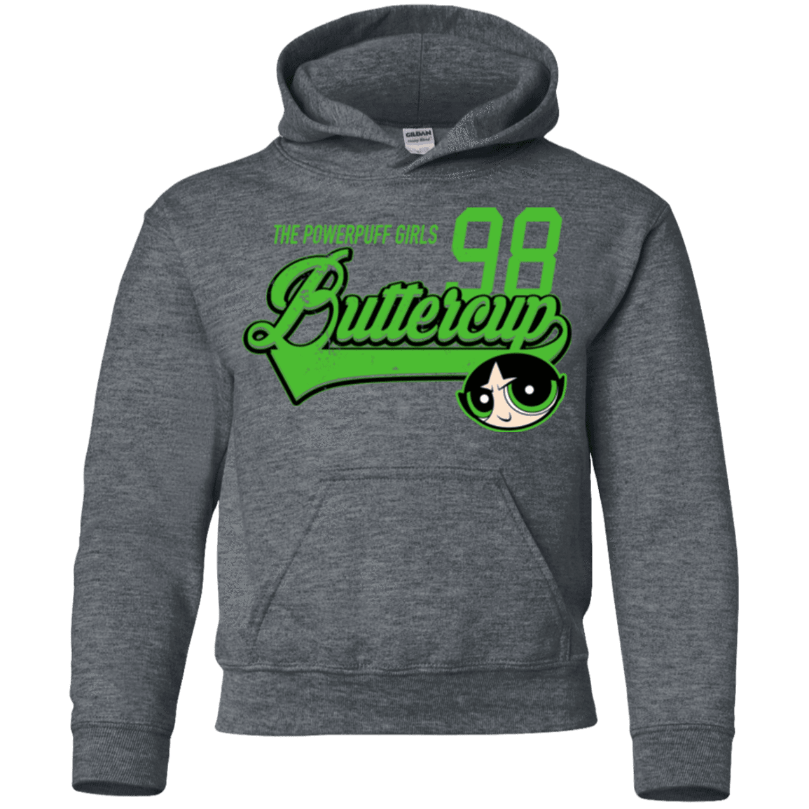 Sweatshirts Dark Heather / YS Buttercup Youth Hoodie