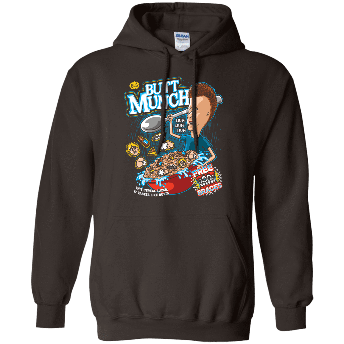 Sweatshirts Dark Chocolate / S Buttmunch Cereal Pullover Hoodie