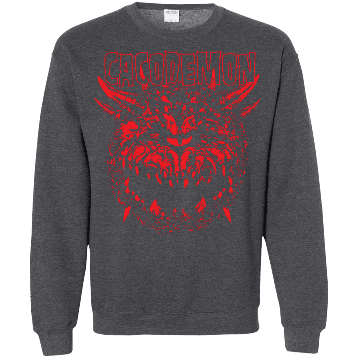 Sweatshirts Dark Heather / S Cacodemon Crewneck Sweatshirt