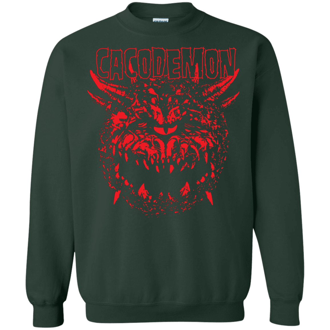 Sweatshirts Forest Green / S Cacodemon Crewneck Sweatshirt
