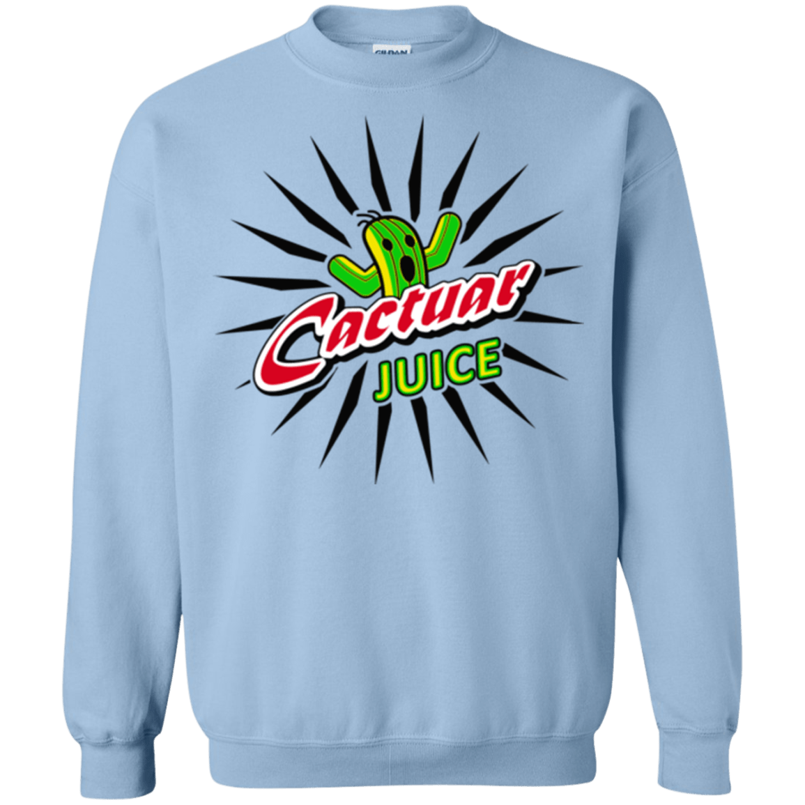 Sweatshirts Light Blue / Small Cactuar juice Crewneck Sweatshirt