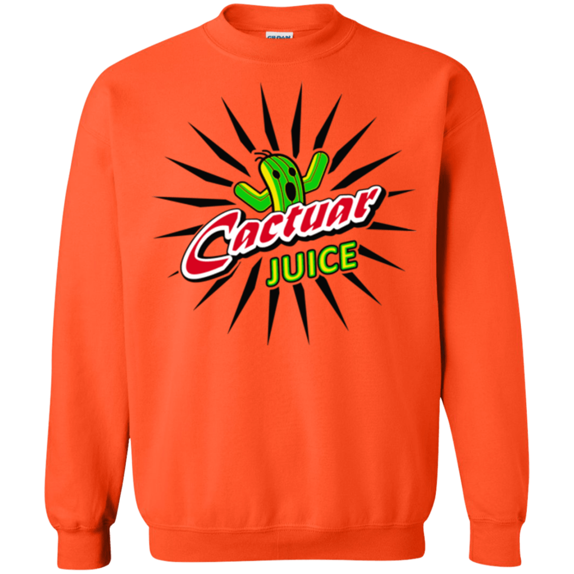 Sweatshirts Orange / Small Cactuar juice Crewneck Sweatshirt