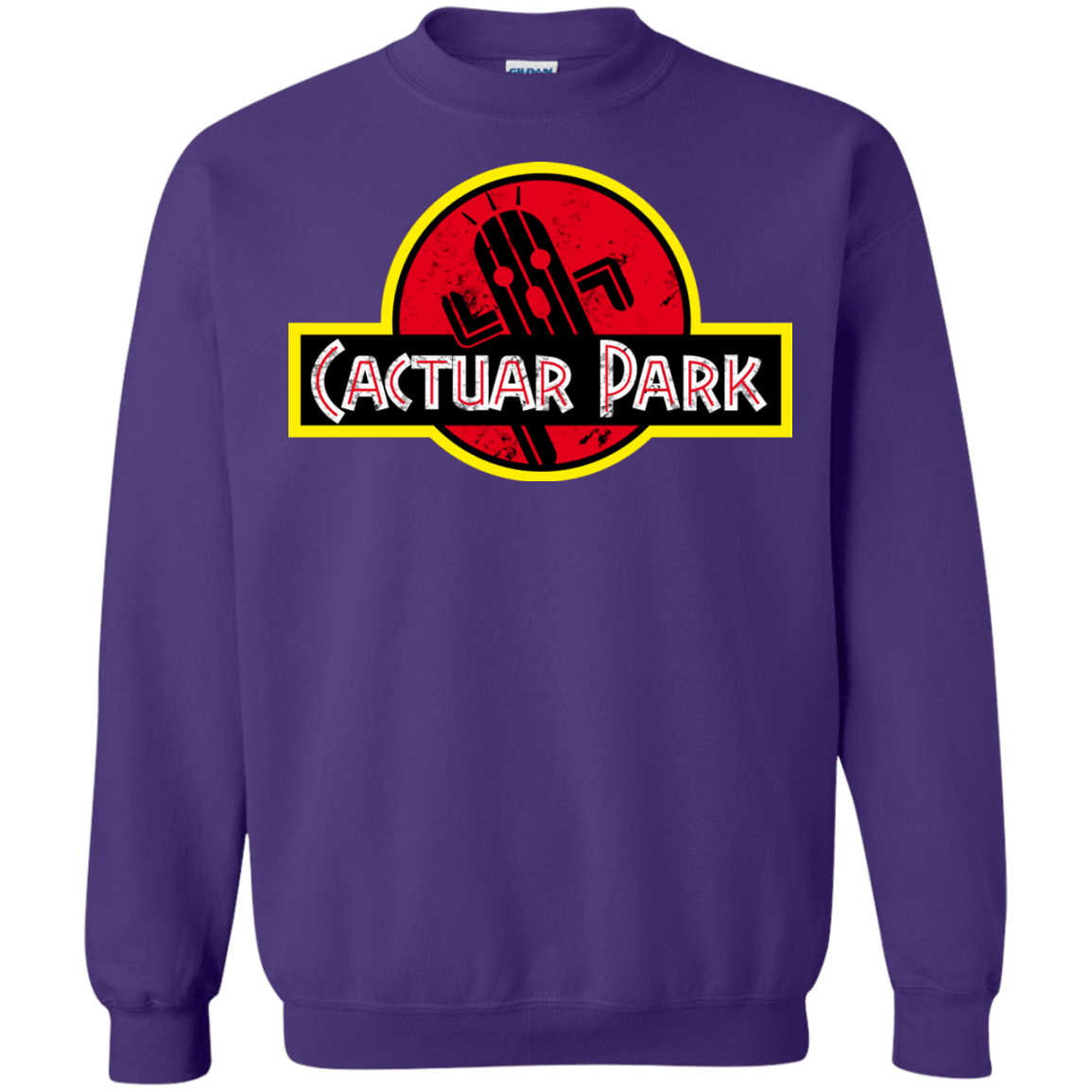 Sweatshirts Purple / Small Cactuar Park Crewneck Sweatshirt