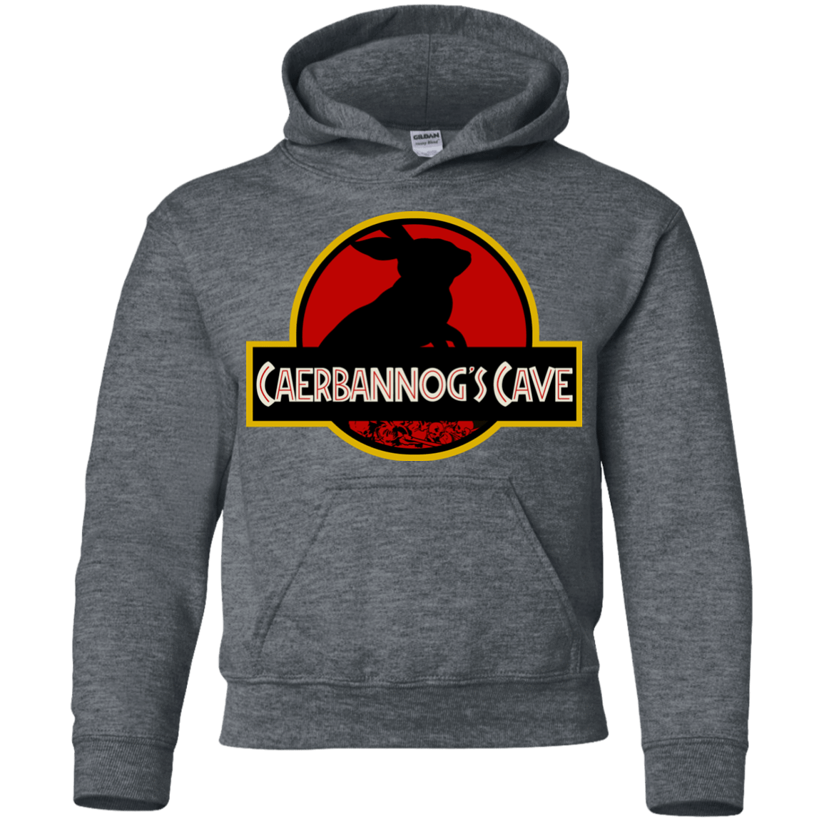 Sweatshirts Dark Heather / YS Caerbannog Cave Youth Hoodie