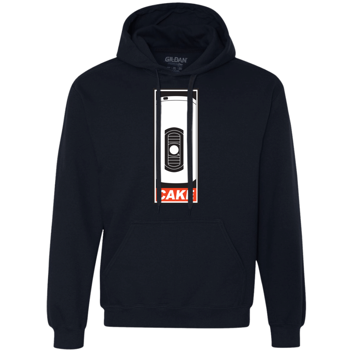 Sweatshirts Navy / Small Cake is a Lie Premium Fleece Hoodie