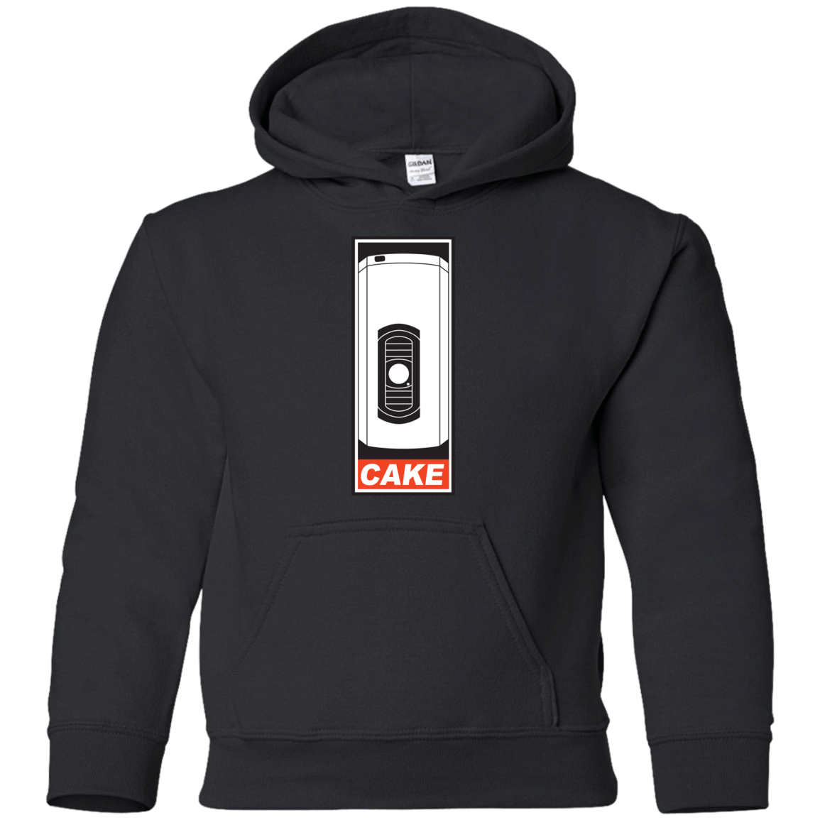 Sweatshirts Black / YS Cake is a Lie Youth Hoodie