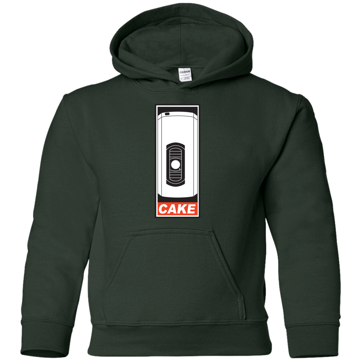 Sweatshirts Forest Green / YS Cake is a Lie Youth Hoodie