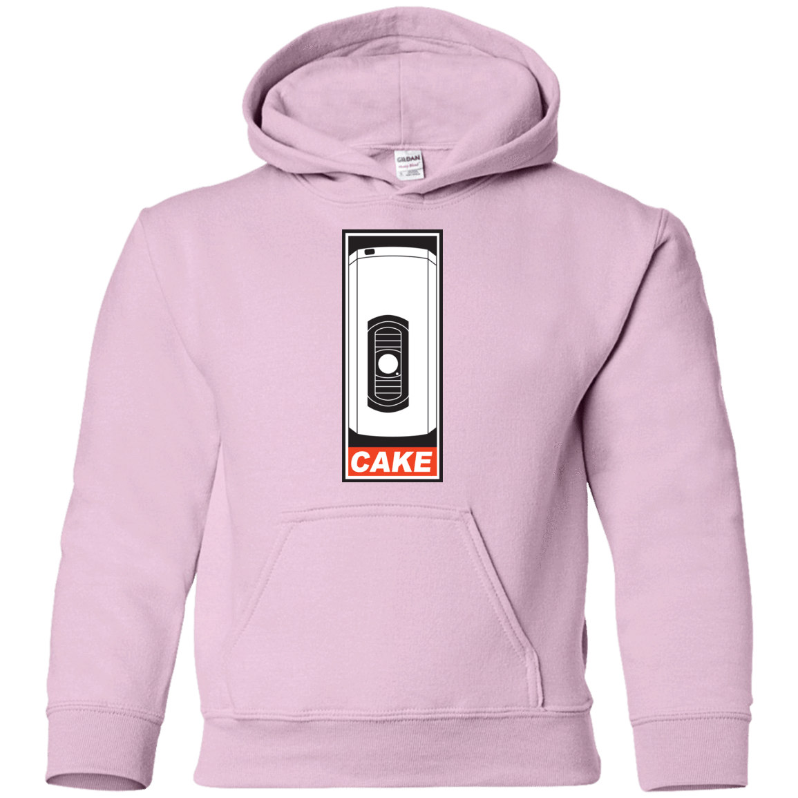 Sweatshirts Light Pink / YS Cake is a Lie Youth Hoodie