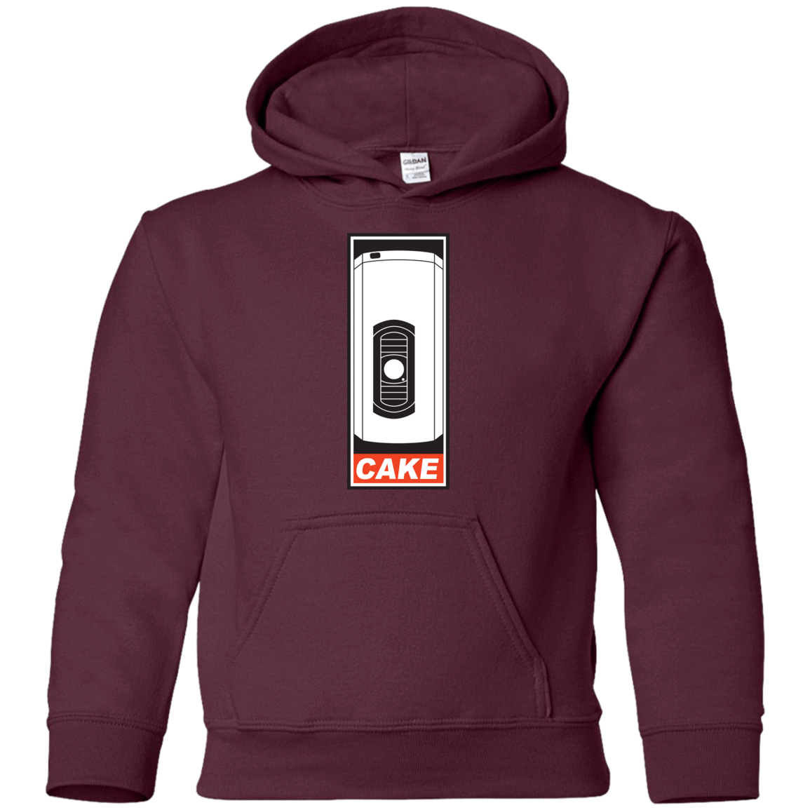 Sweatshirts Maroon / YS Cake is a Lie Youth Hoodie