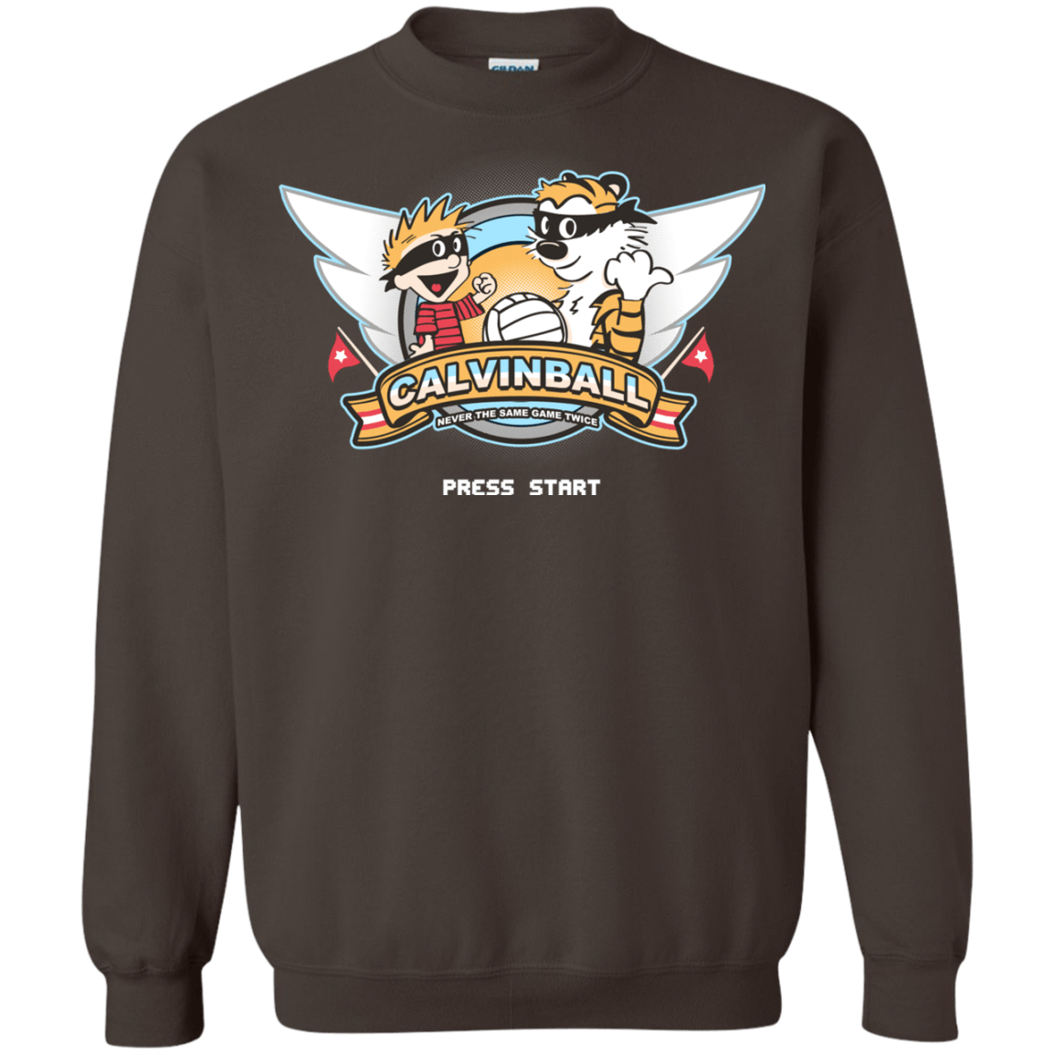 Sweatshirts Dark Chocolate / Small Calvinball Video Game Crewneck Sweatshirt
