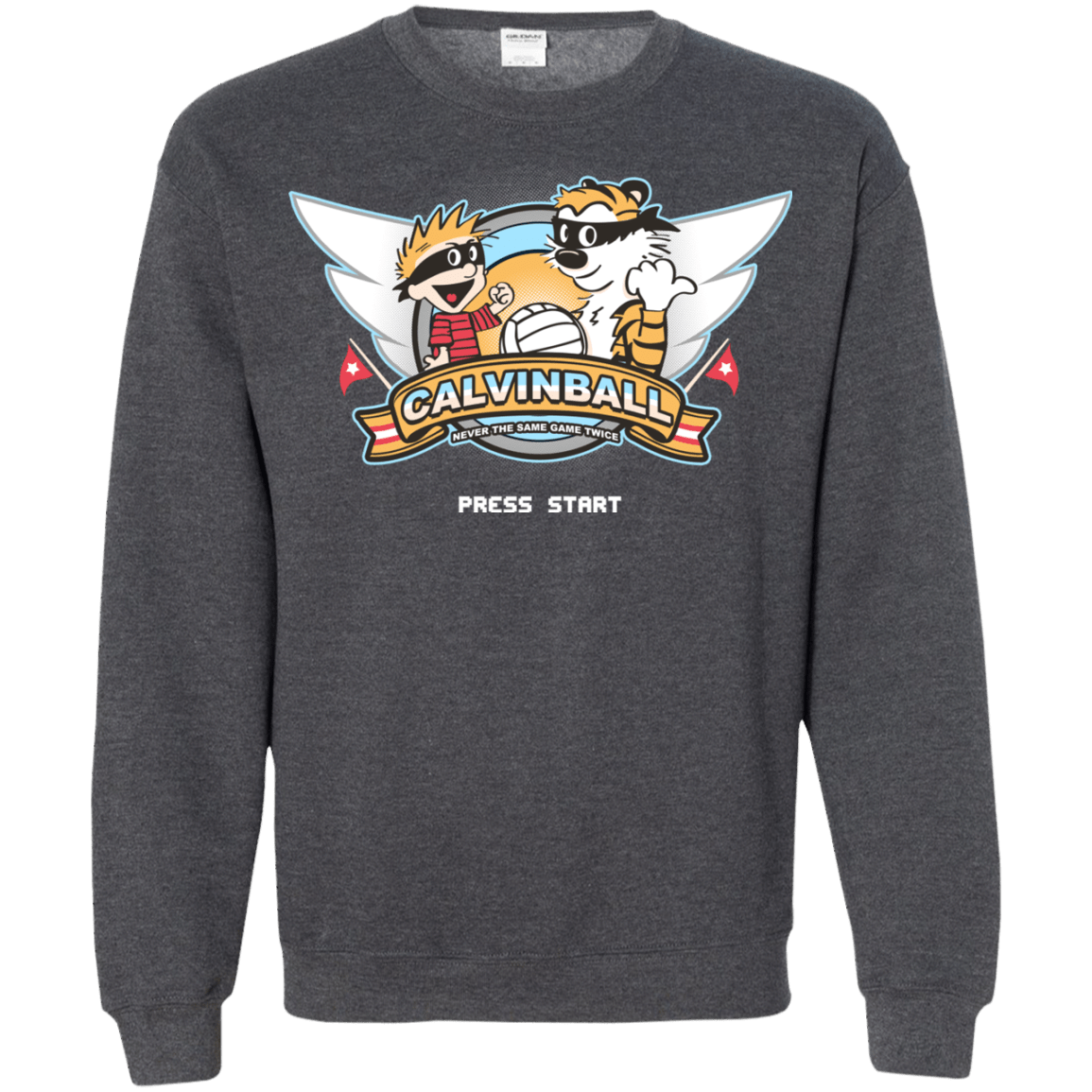 Sweatshirts Dark Heather / Small Calvinball Video Game Crewneck Sweatshirt