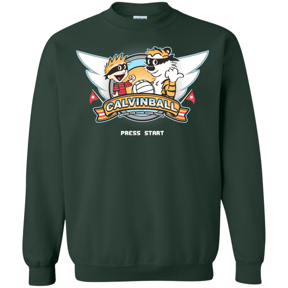 Sweatshirts Forest Green / Small Calvinball Video Game Crewneck Sweatshirt