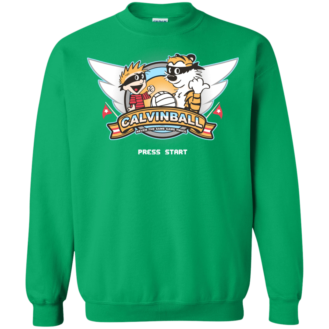 Sweatshirts Irish Green / Small Calvinball Video Game Crewneck Sweatshirt