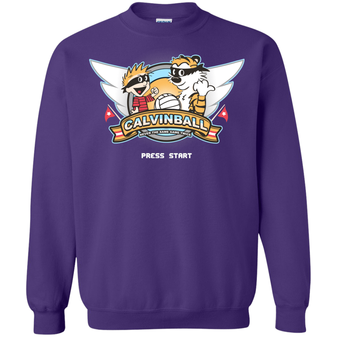 Sweatshirts Purple / Small Calvinball Video Game Crewneck Sweatshirt
