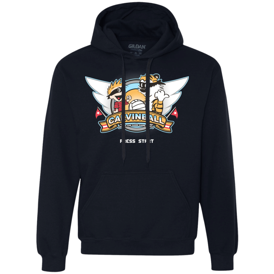 Sweatshirts Navy / Small Calvinball Video Game Premium Fleece Hoodie