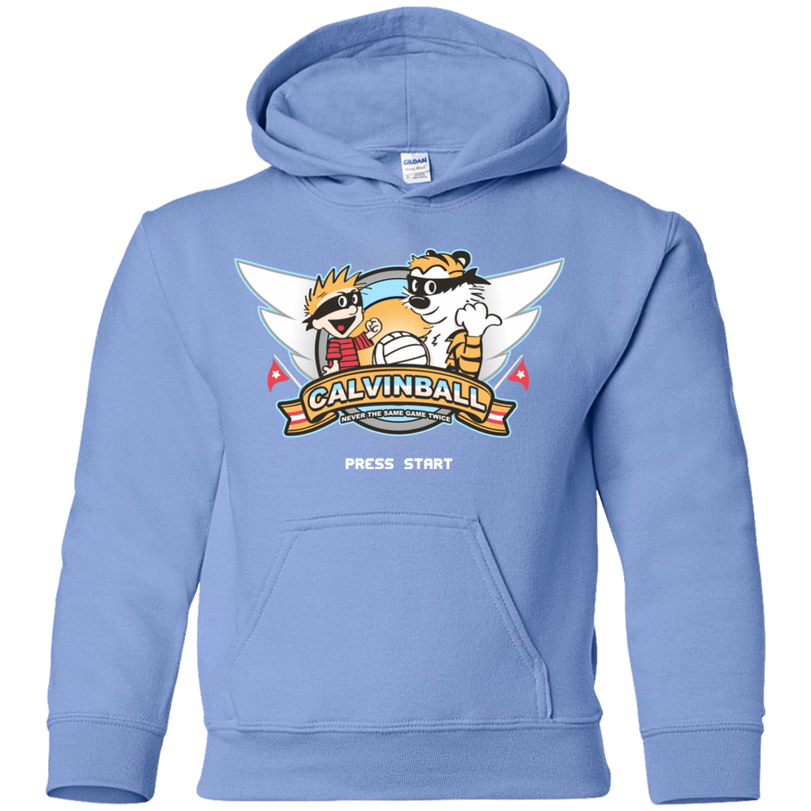 Sweatshirts Carolina Blue / YS Calvinball Video Game Youth Hoodie
