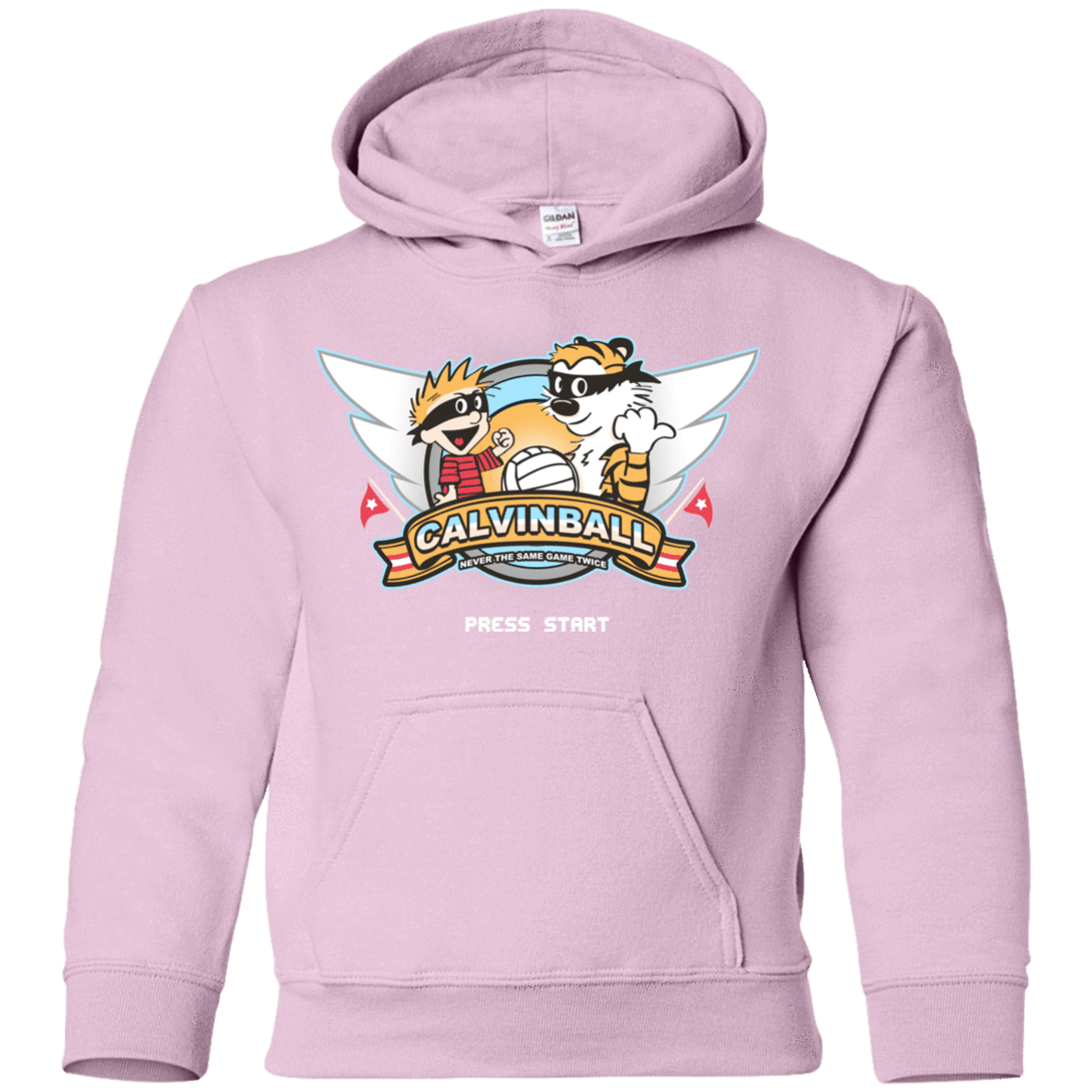 Sweatshirts Light Pink / YS Calvinball Video Game Youth Hoodie