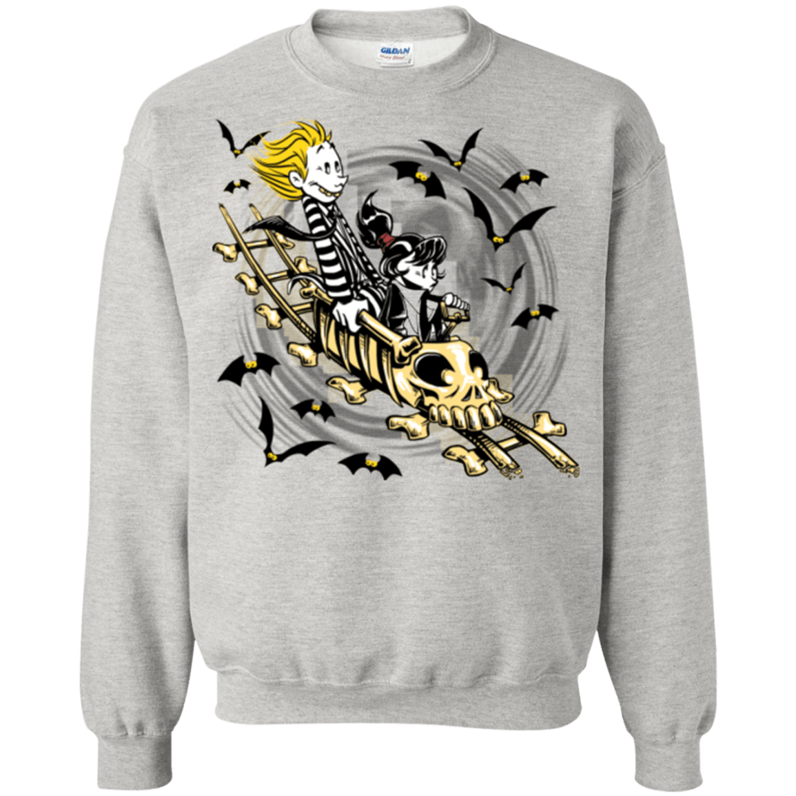 Sweatshirts Ash / Small Calvydia and Beetle Hobbes Crewneck Sweatshirt