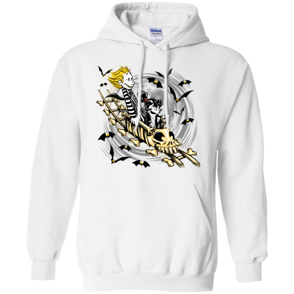 Sweatshirts White / Small Calvydia and Beetle Hobbes Pullover Hoodie