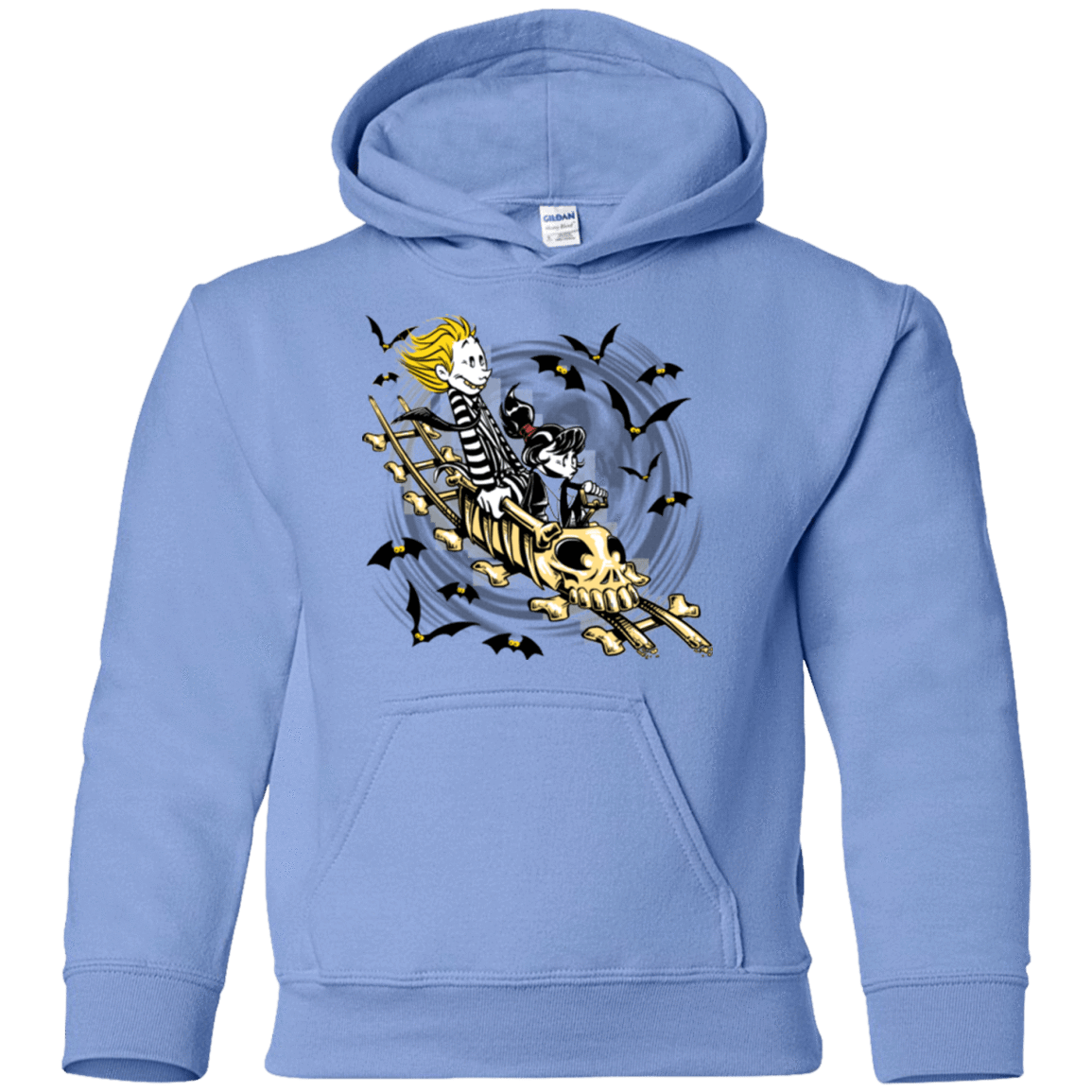 Sweatshirts Carolina Blue / YS Calvydia and Beetle Hobbes Youth Hoodie