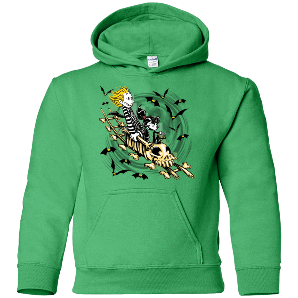 Sweatshirts Irish Green / YS Calvydia and Beetle Hobbes Youth Hoodie