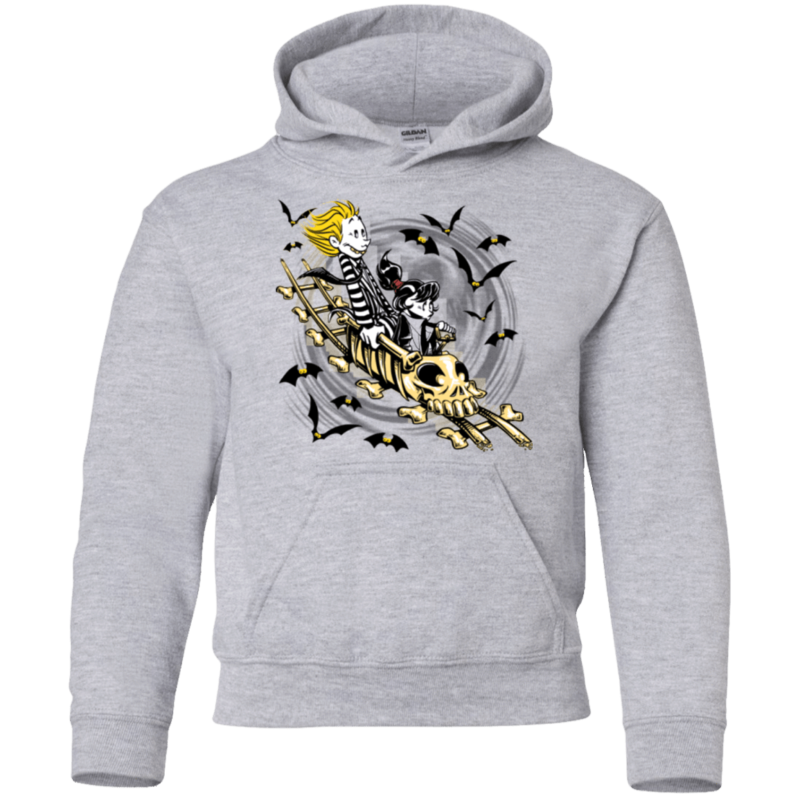 Sweatshirts Sport Grey / YS Calvydia and Beetle Hobbes Youth Hoodie