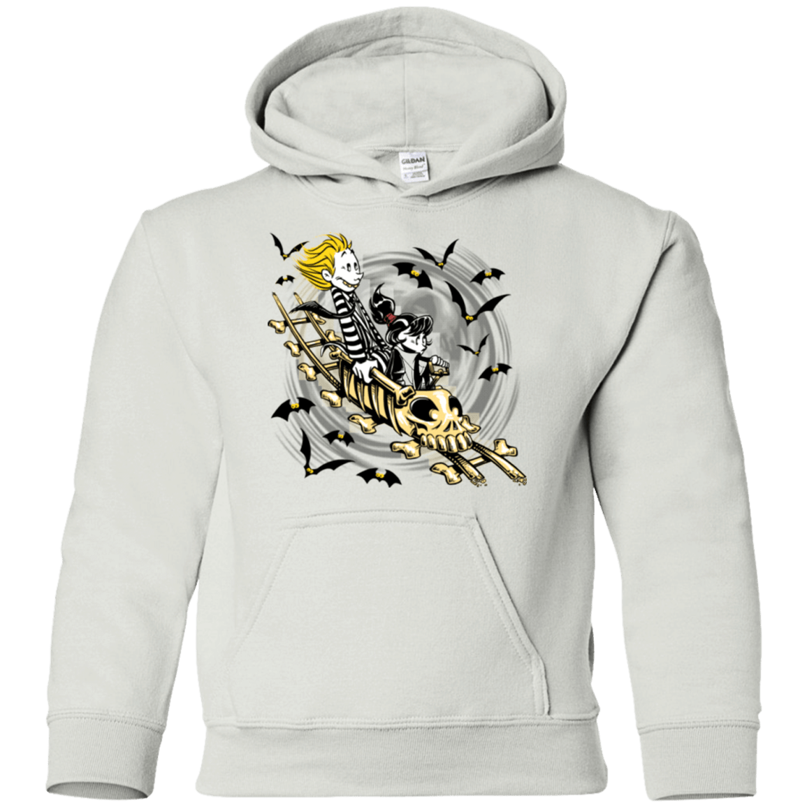 Sweatshirts White / YS Calvydia and Beetle Hobbes Youth Hoodie