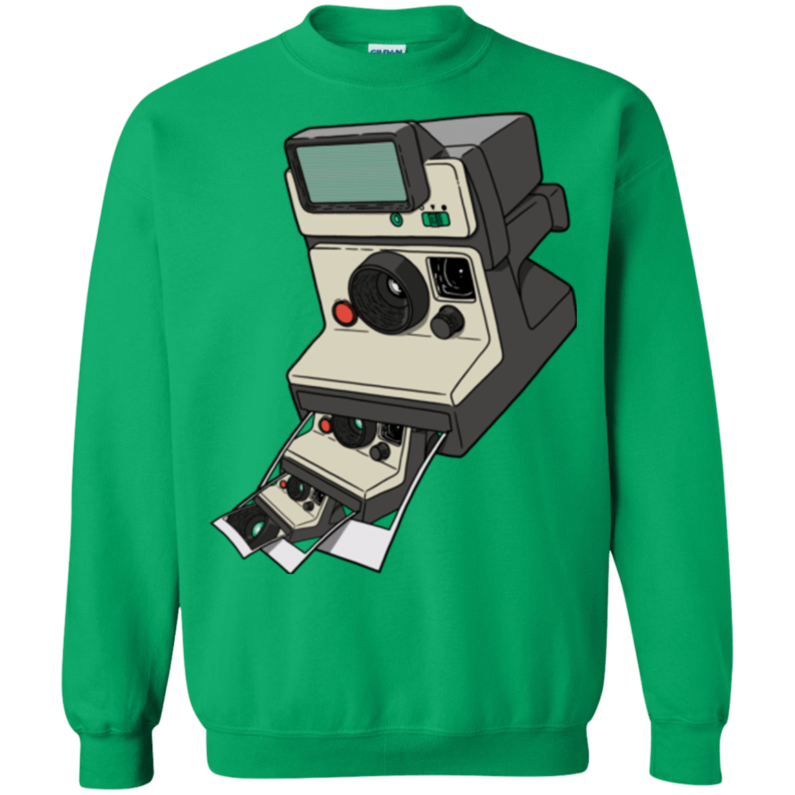 Sweatshirts Irish Green / Small Cam Ception Crewneck Sweatshirt