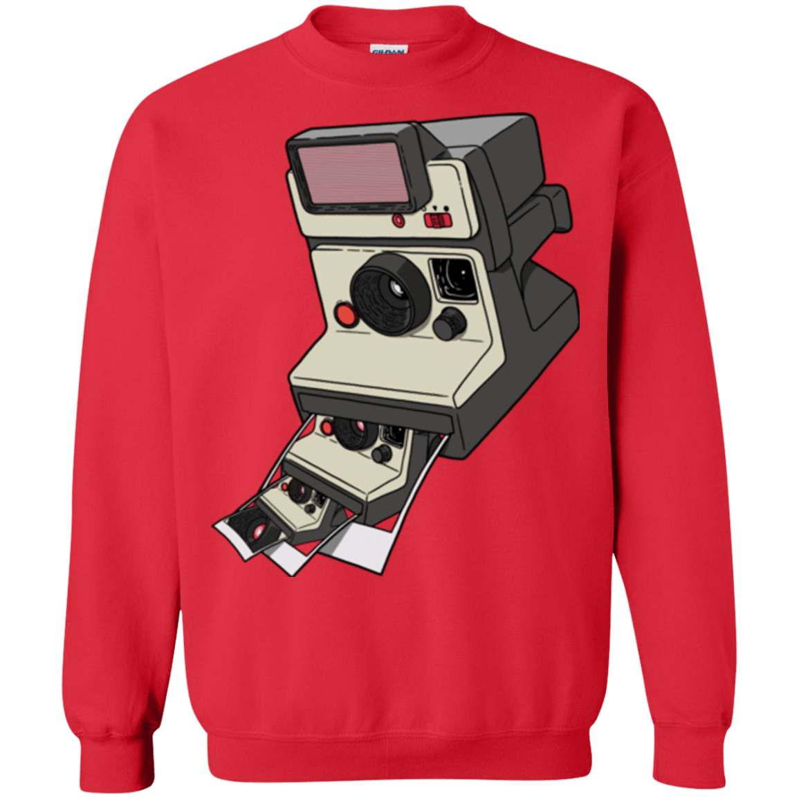 Sweatshirts Red / Small Cam Ception Crewneck Sweatshirt
