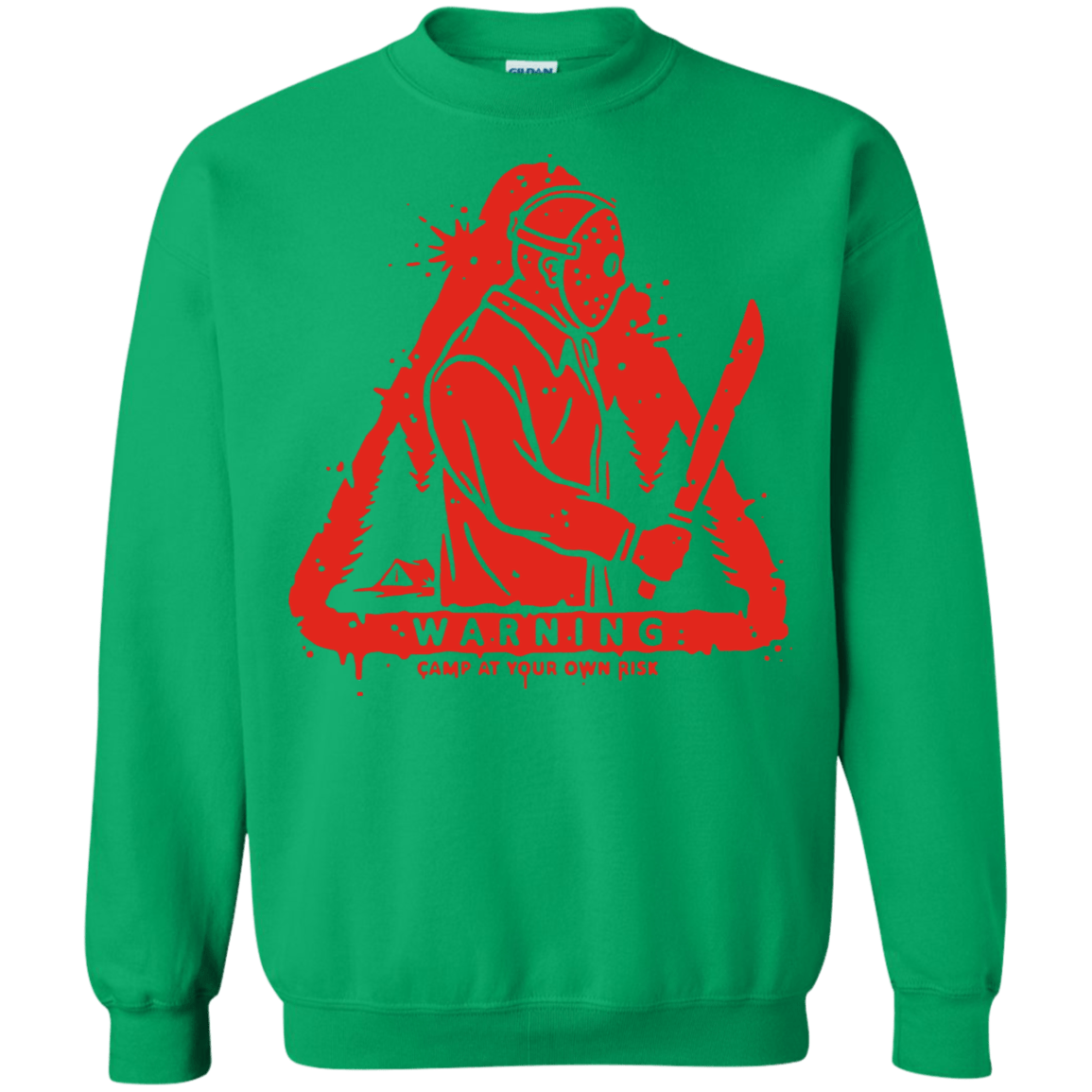 Sweatshirts Irish Green / S Camp at Your Own Risk Crewneck Sweatshirt
