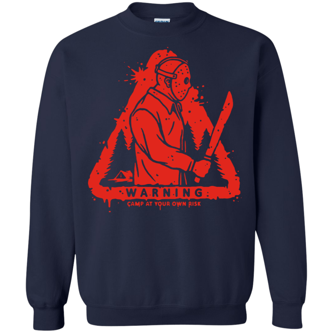 Sweatshirts Navy / S Camp at Your Own Risk Crewneck Sweatshirt