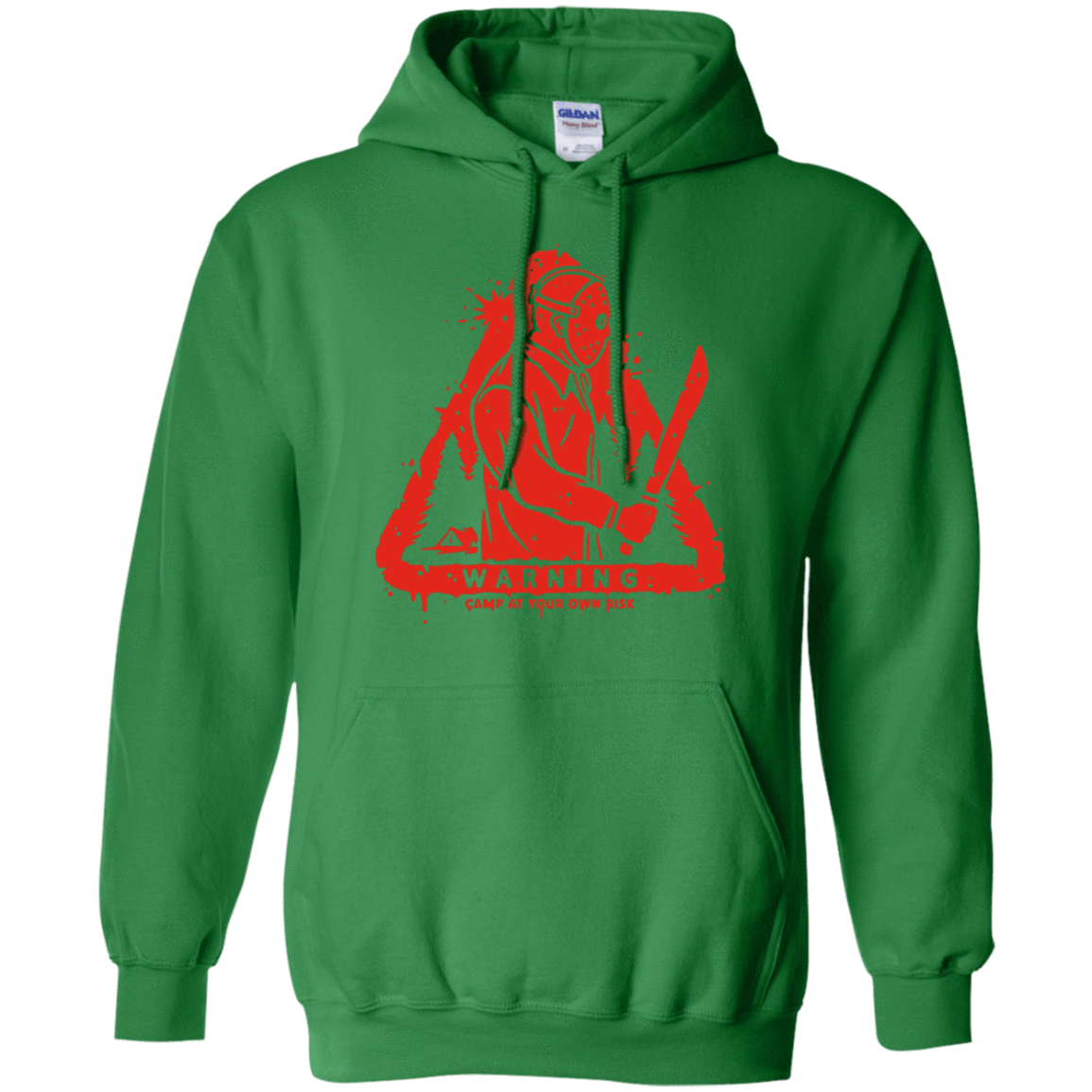 Sweatshirts Irish Green / S Camp at Your Own Risk Pullover Hoodie
