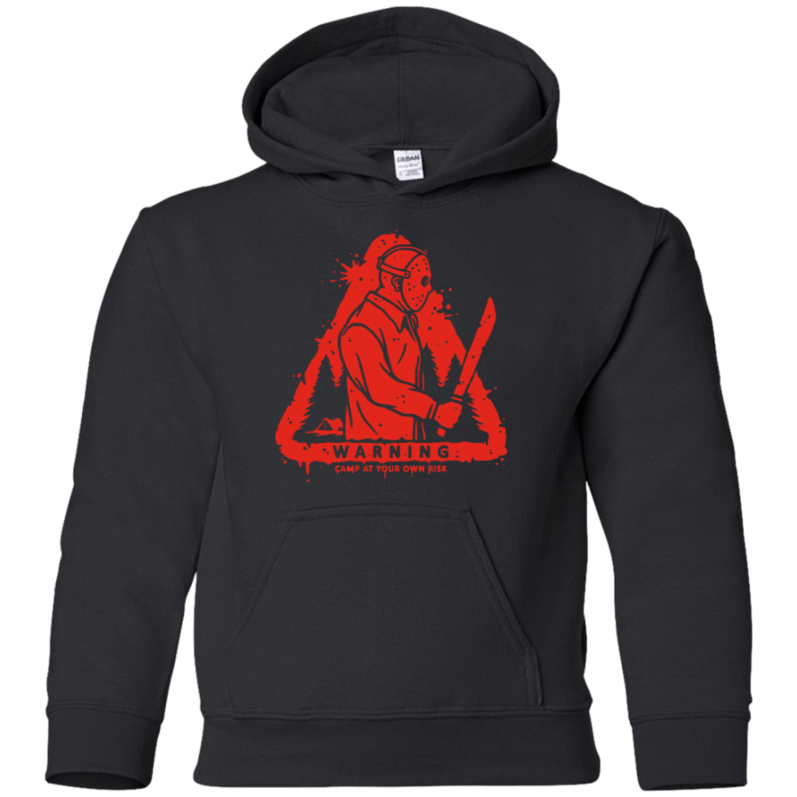 Sweatshirts Black / YS Camp at Your Own Risk Youth Hoodie