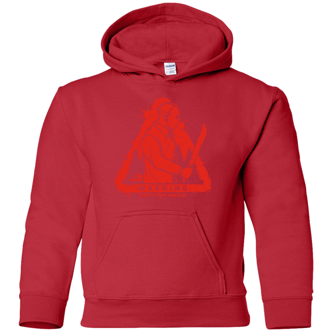 Sweatshirts Red / YS Camp at Your Own Risk Youth Hoodie