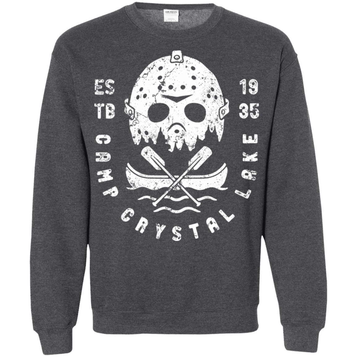 Sweatshirts Dark Heather / S Camp Crystal Lake Crewneck Sweatshirt