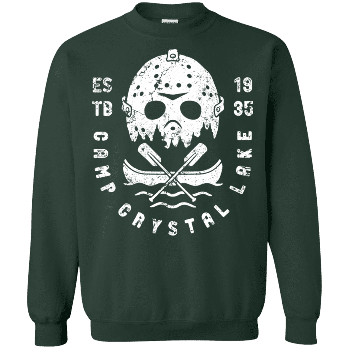 Sweatshirts Forest Green / S Camp Crystal Lake Crewneck Sweatshirt