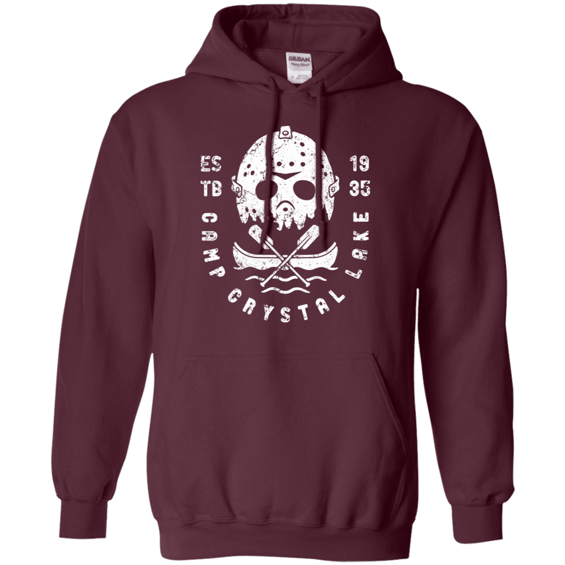 Sweatshirts Maroon / S Camp Crystal Lake Pullover Hoodie